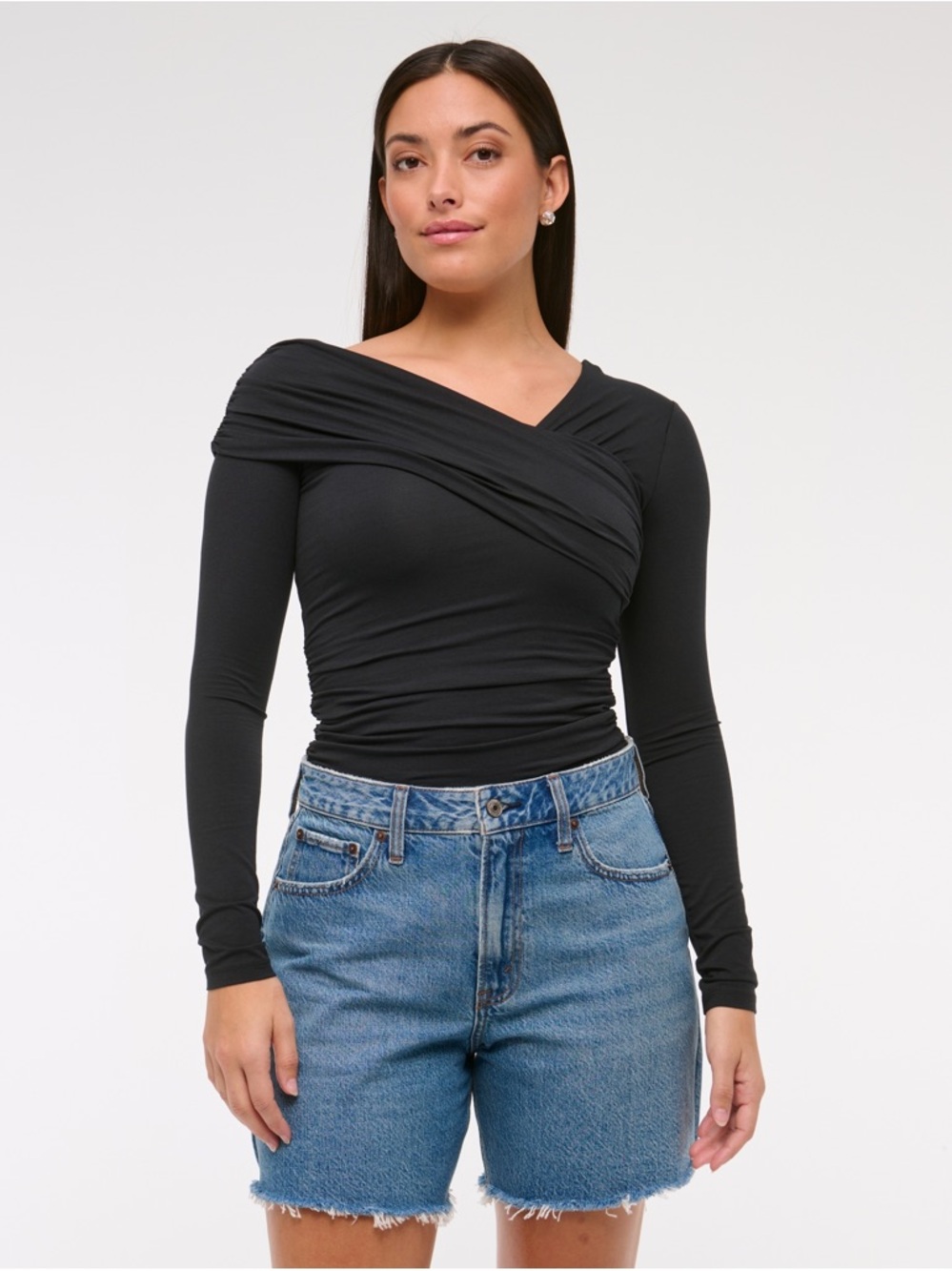 Abercrombie & Fitch | Curve Love High Rise Loose Short | Size 27